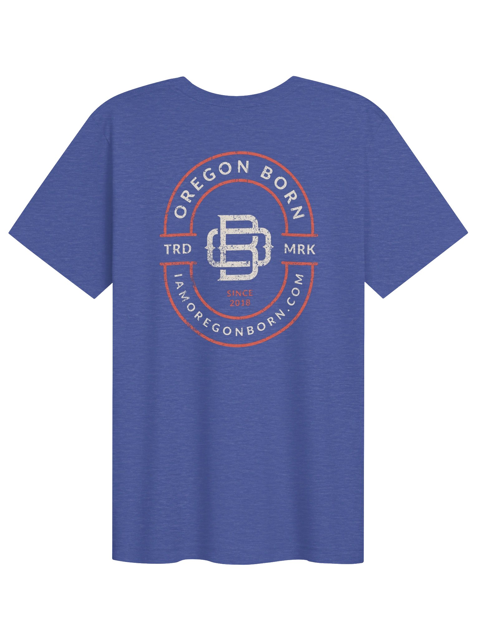 Oregon Born Monogram T-Shirt (Back Print) product image (15)