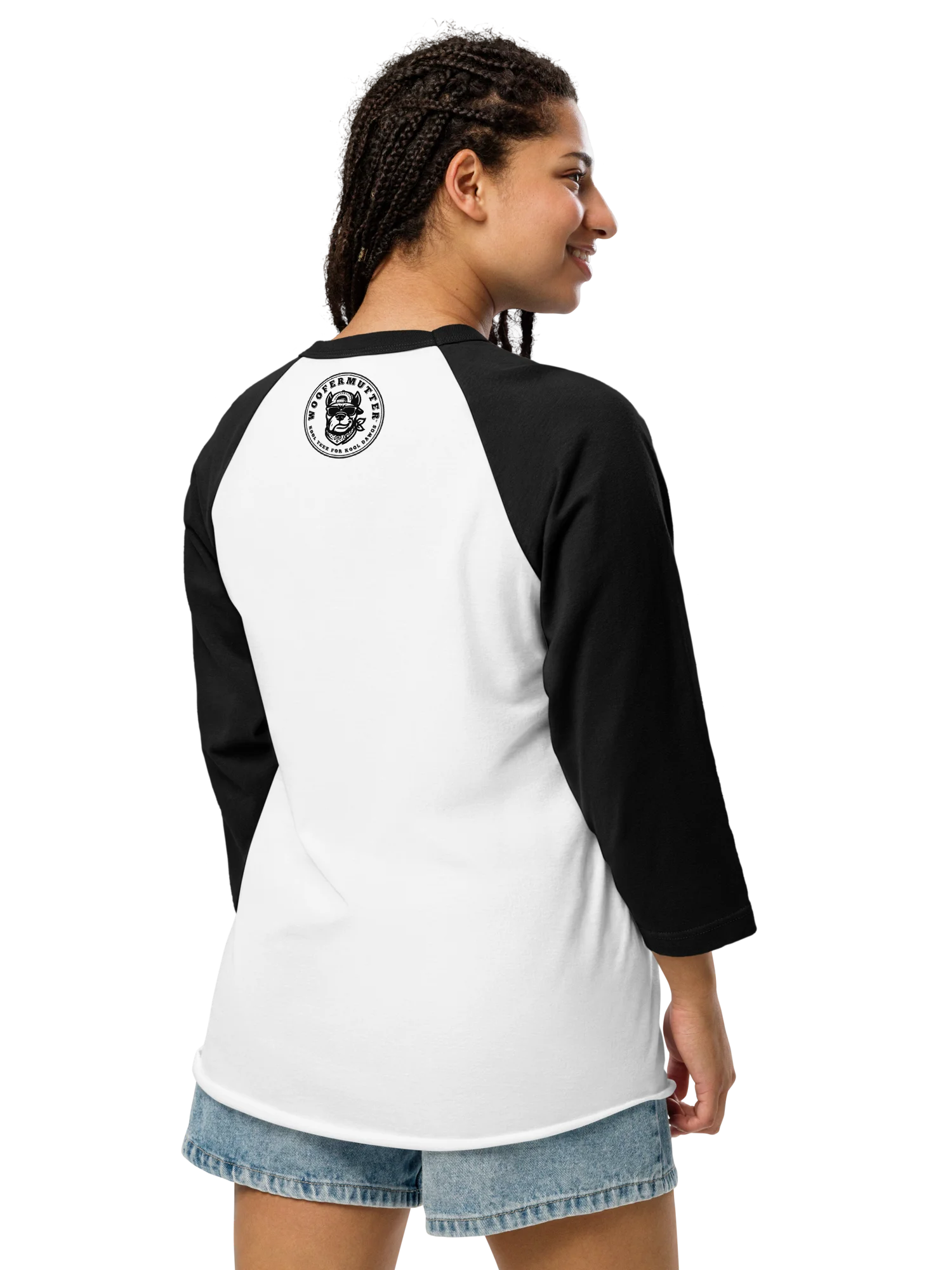 WooferMutter™ Cane Corso 3/4 Sleeve Raglan Shirt product image (2)