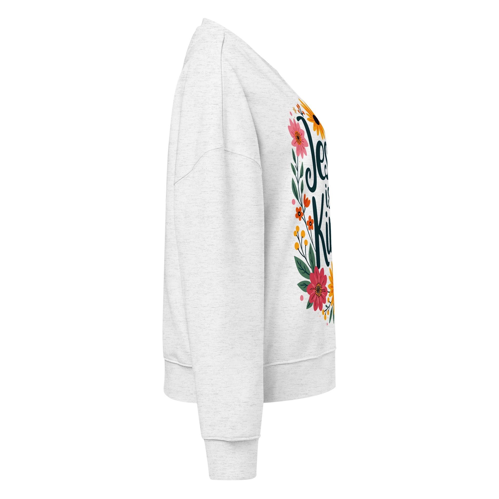 Jesus Is King Women's Organic Crewneck Sweatshirt product image (4)