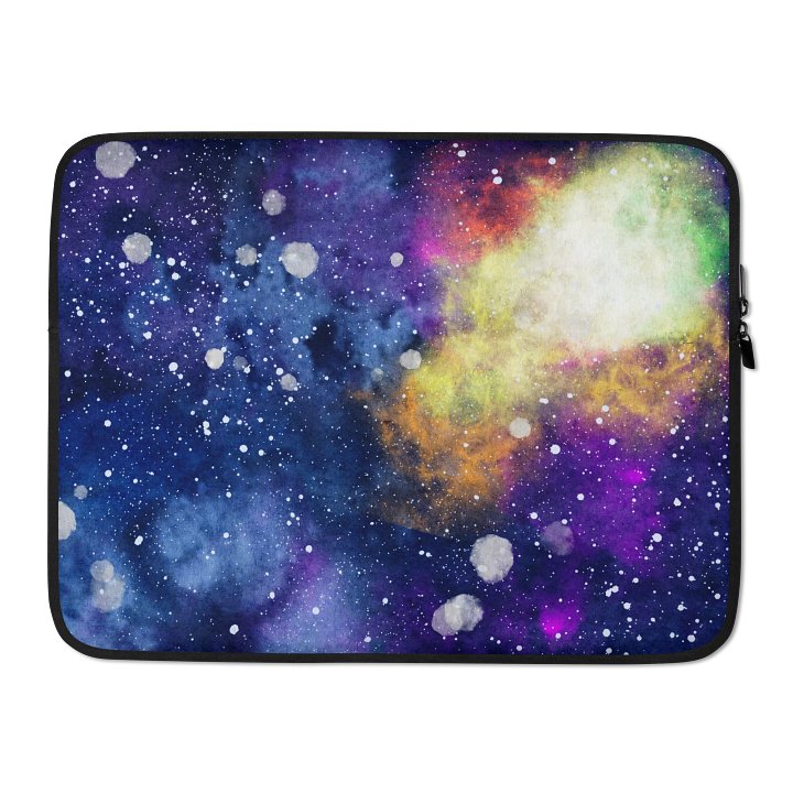 Watercolor Galaxy Laptop Sleeve product image (2)