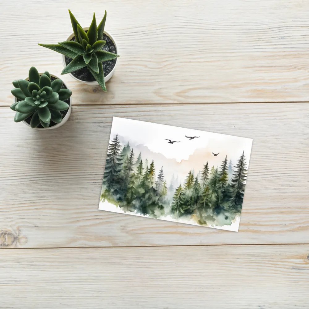 All-Occasion Greeting Card: Three Crows in Flight product image (7)