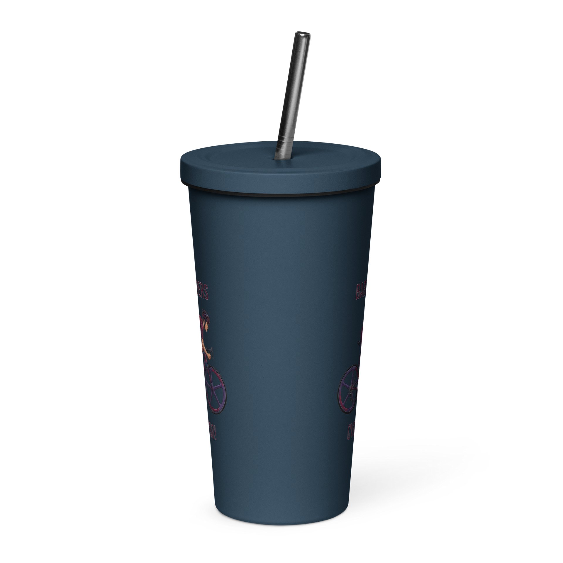 Bartender Athlete Tumbler with Straw | Mens Cycling Edition product image (12)