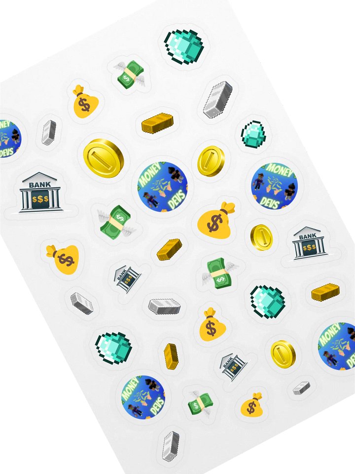 Wealthy Elements Sticker Sheet product image (1)