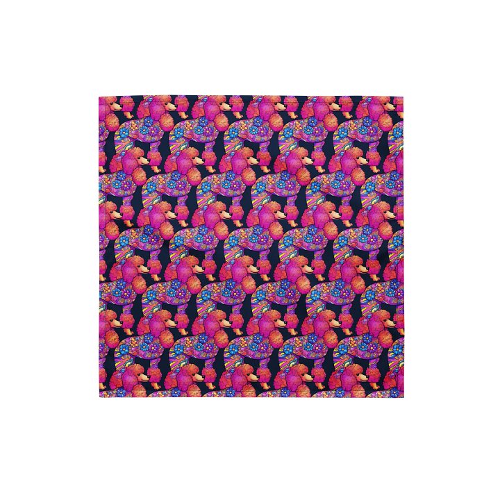 Flower Power Poodle #1 - Bandana product image (1)