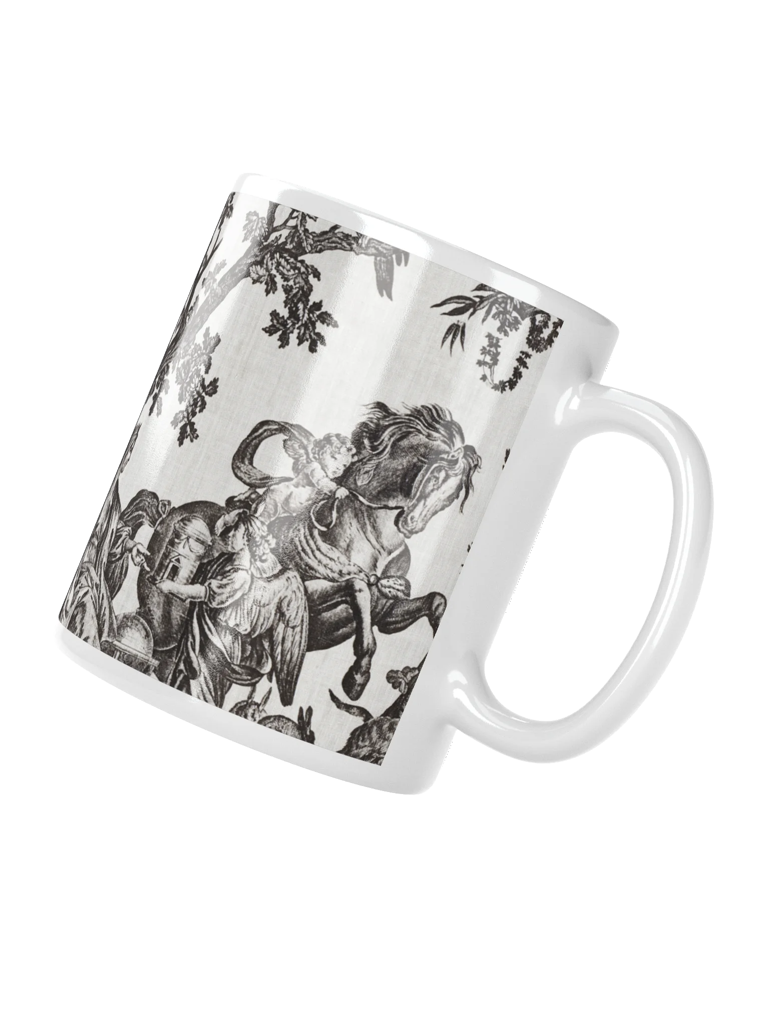 Jean–Baptiste Marie Hüet. White Glossy Mug product image (4)