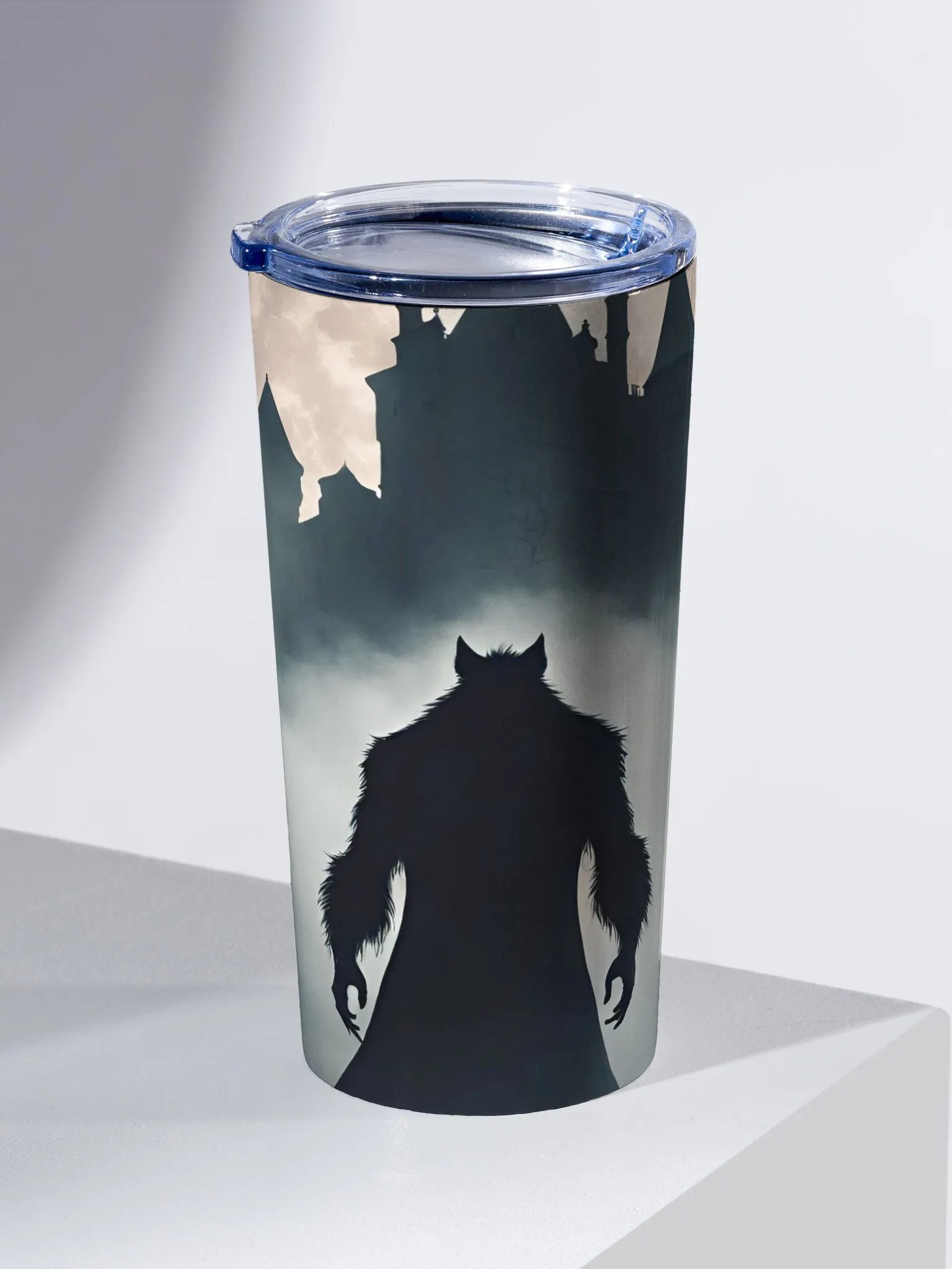 Moonlit Werewolf Stainless Steel Tumbler product image (2)