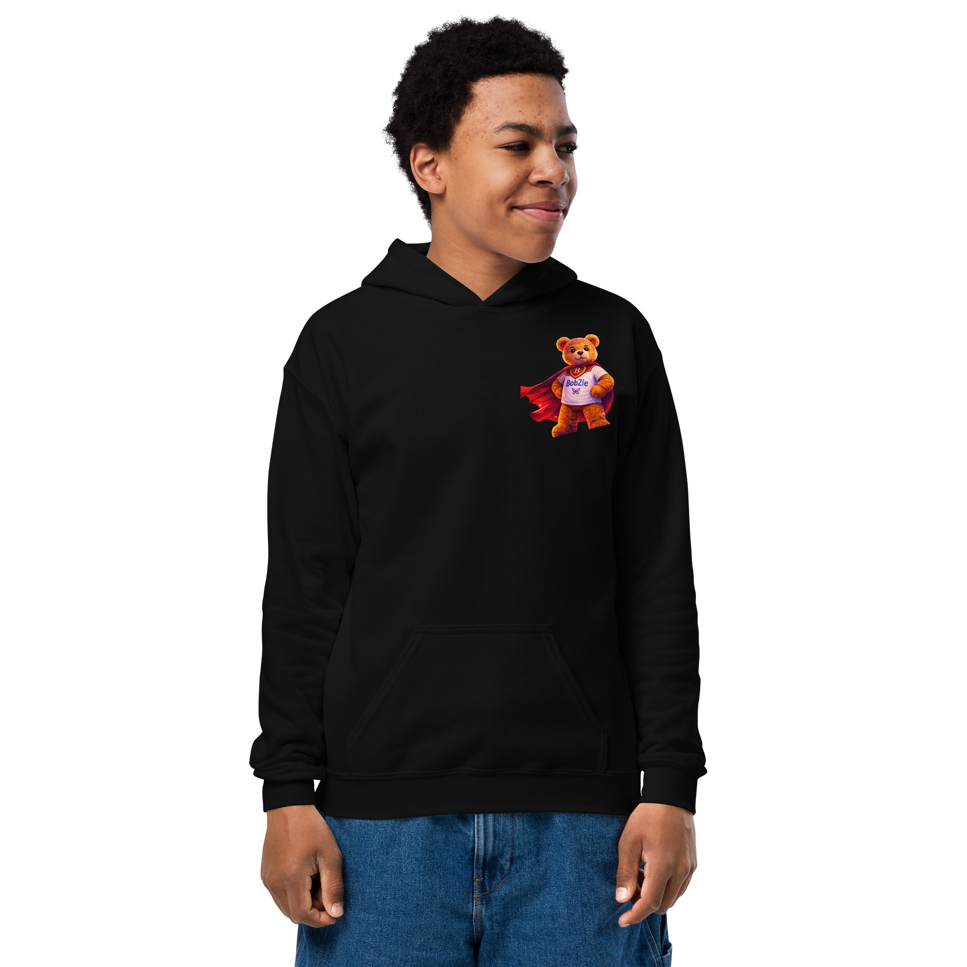 Bobzie Superhero Youth Hoodie | Brave By Nature Edition by FayzieBobs product image (3)