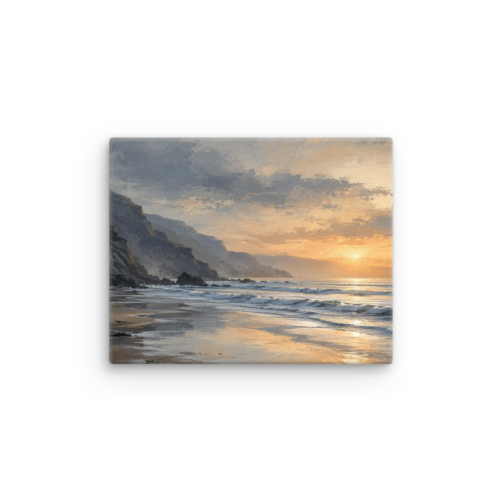 Sunlit Coastline Canvas Art product image (12)