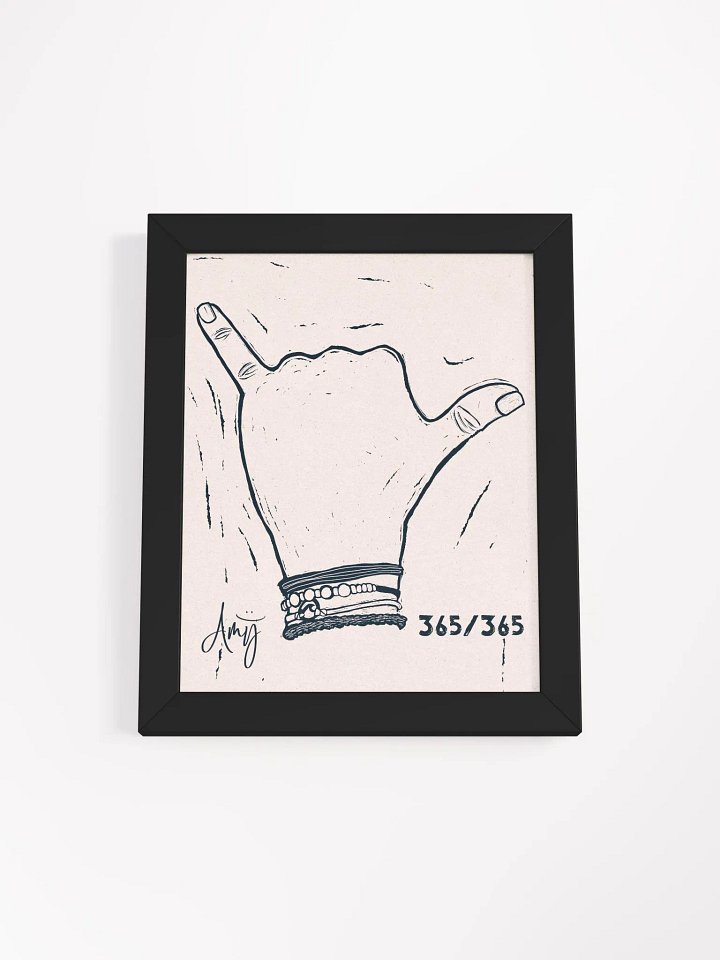 Linocut Hang Loose Art product image (7)