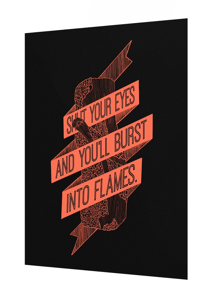 Into Flames Poster product image (2)