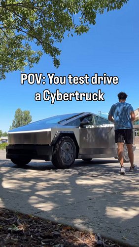 I test drove a Cybertruck 🔋