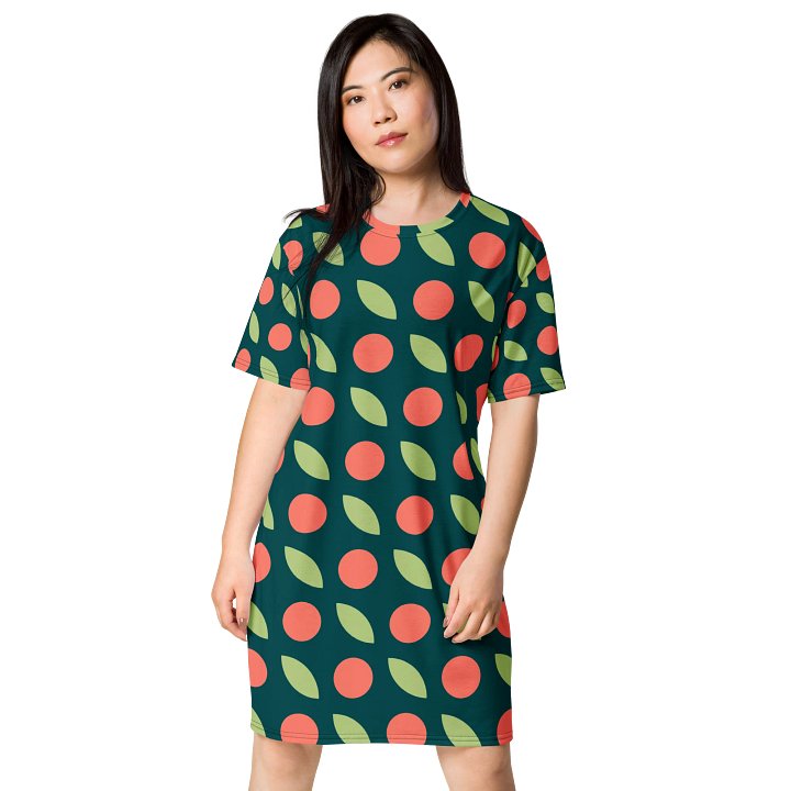 Botanical Bliss All-Over T-Shirt Dress product image (1)