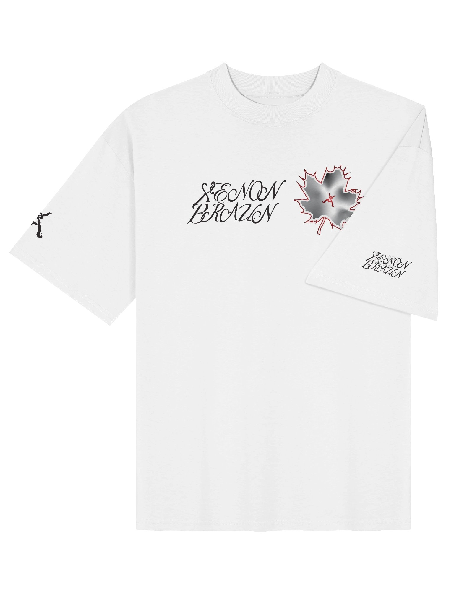 Xenon Braun Maple Leaf Shirt White product image (4)