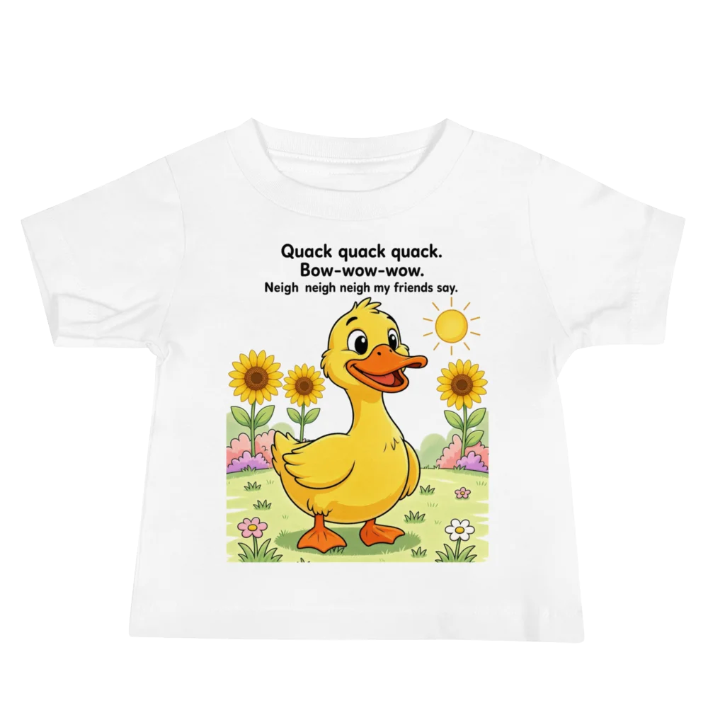 Quack Quack Farm Friends Baby Tee product image (2)