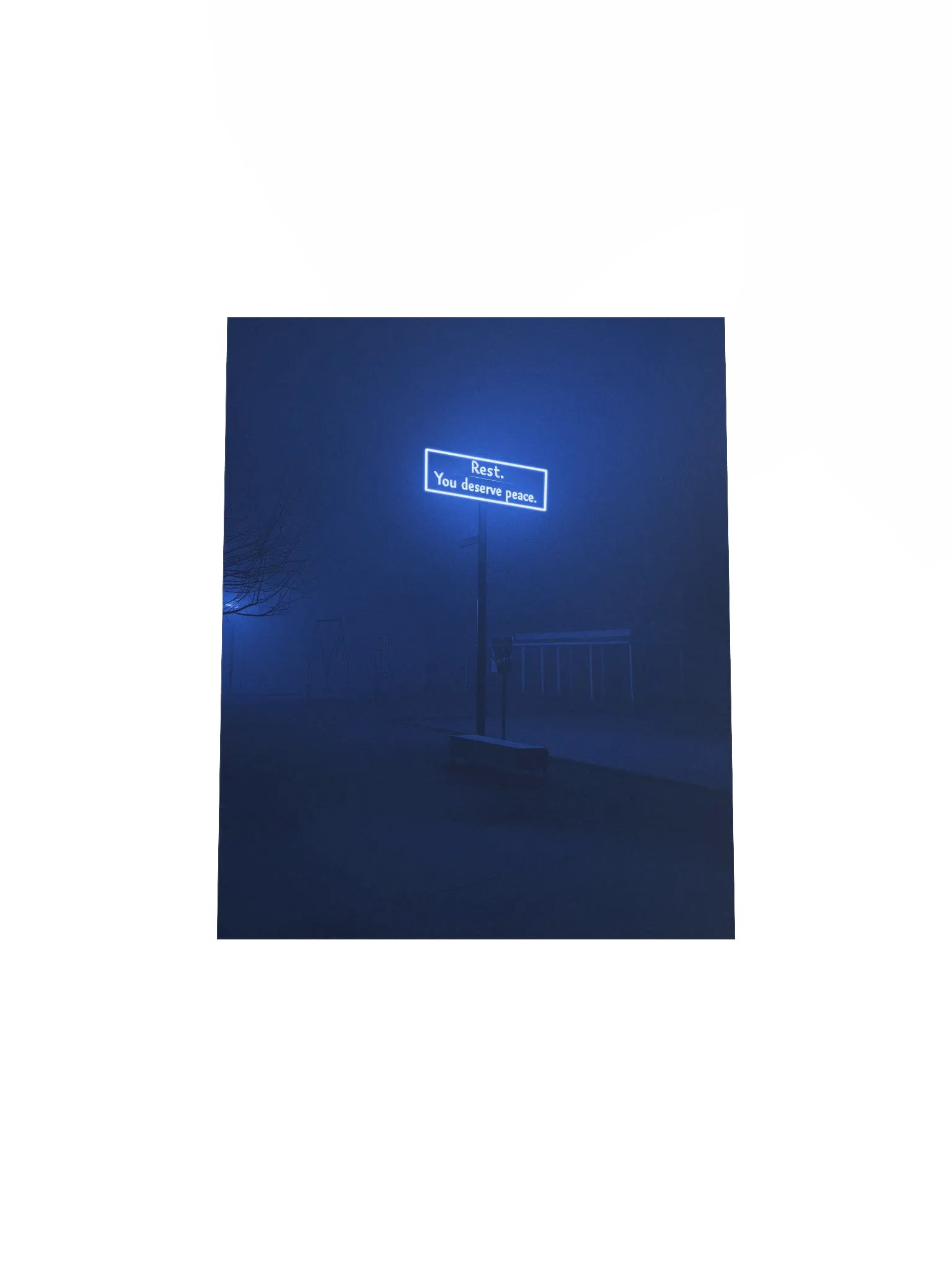 "Rest, you deserve peace" Matte Poster product image (4)