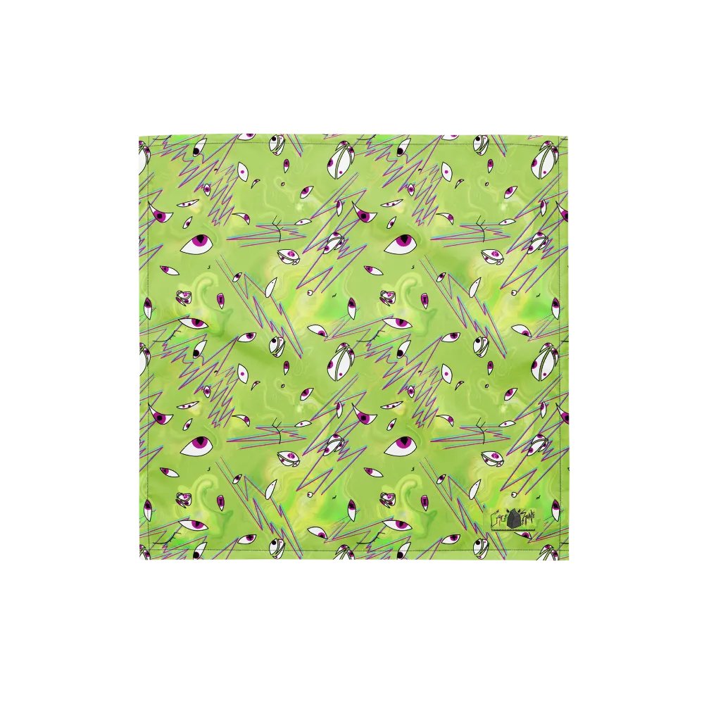 Eyes and Lightning Magic Bandana product image (1)