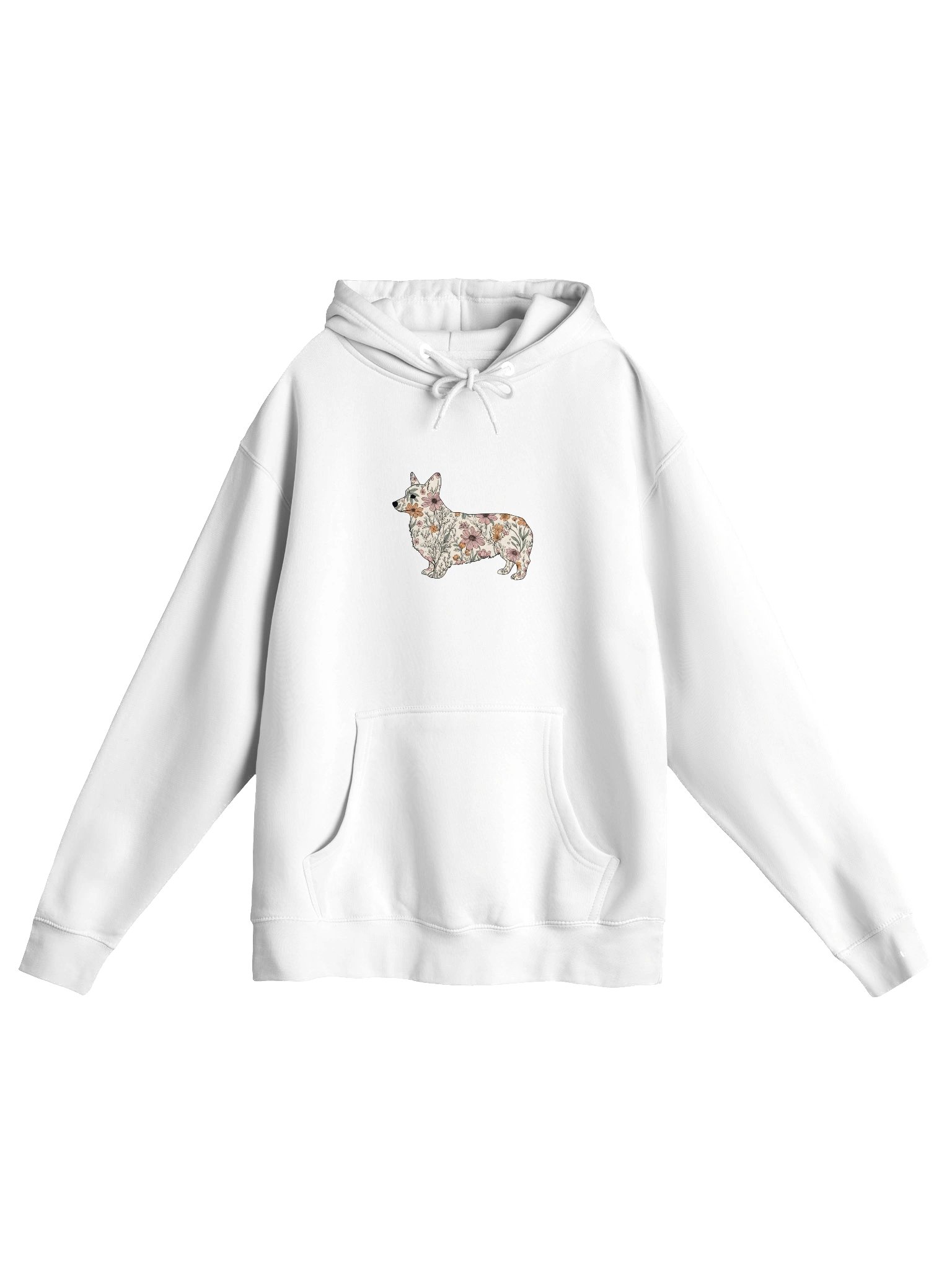 El Dorado Atelier Hoodie - Floral Corgi Silhouette (unisex) product image (3)