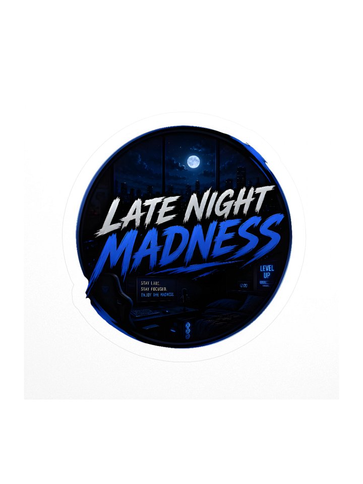 Late Night Madness Sticker product image (3)