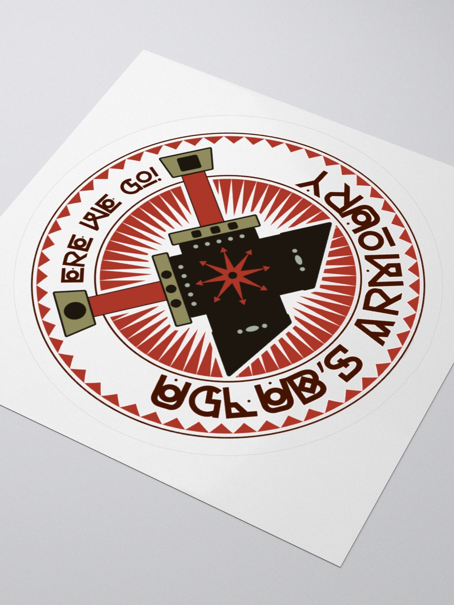 Uglub's Armoury Logo Sticker product image (3)