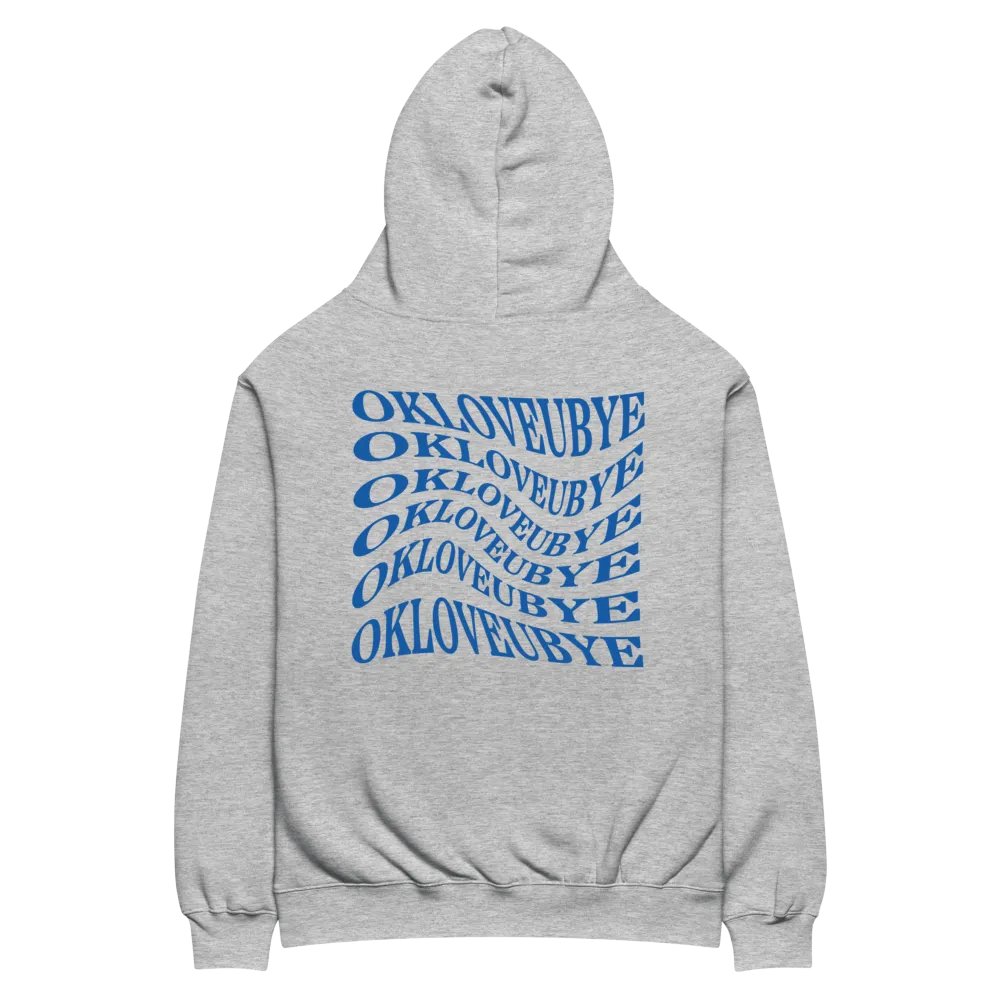 OKLOVEUBYE HOODIE (GREY + BLUE) product image (5)