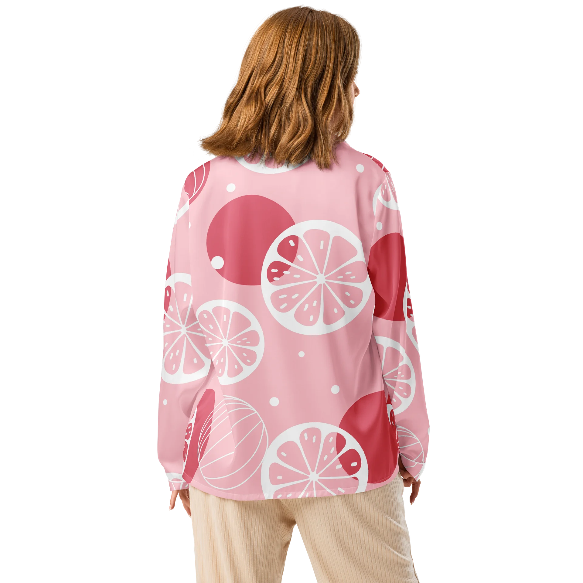 Pink Citrus Slice Pajama Top product image (2)
