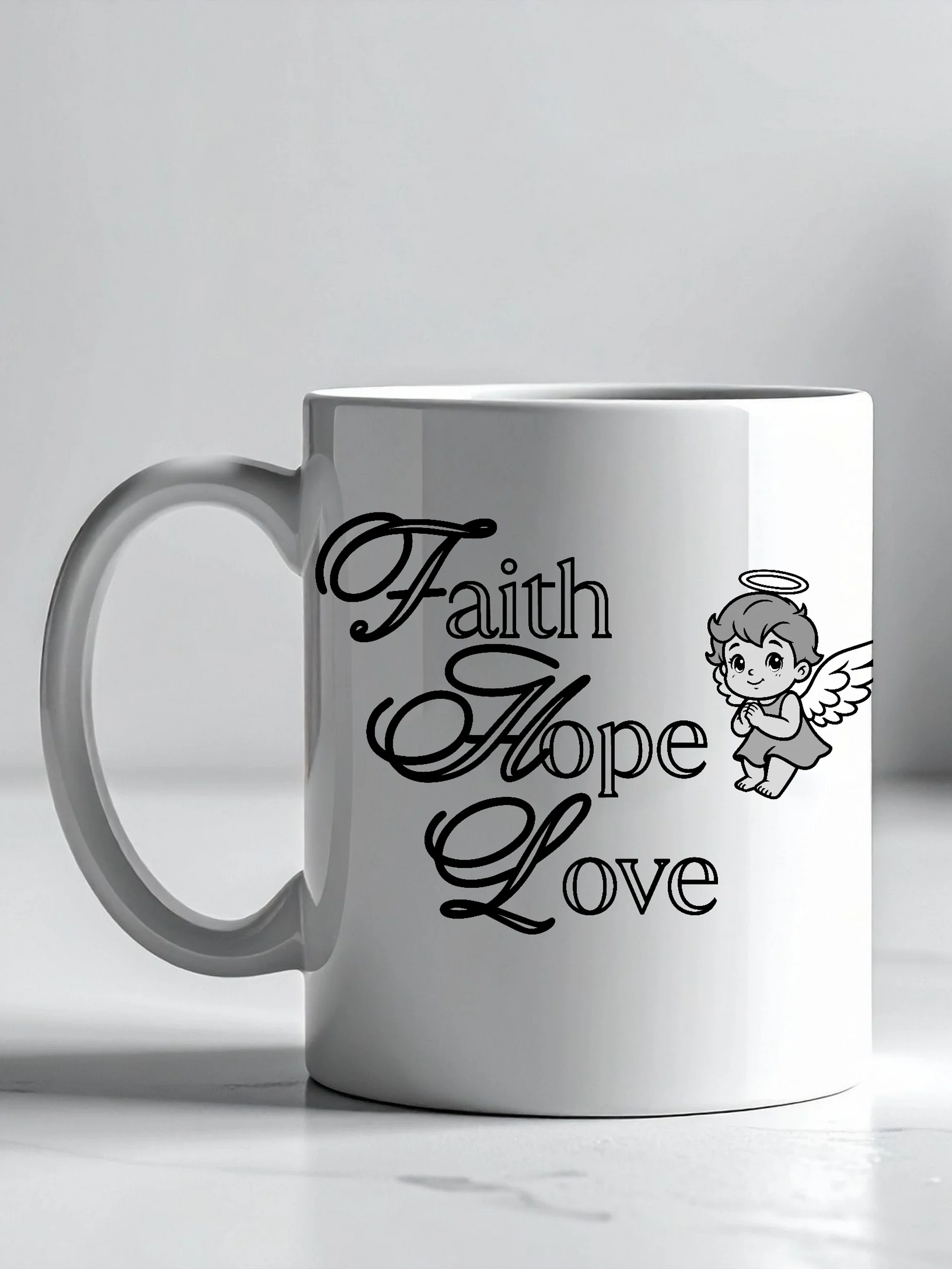 Faith Hope And Love Inspirational Mug product image (1)