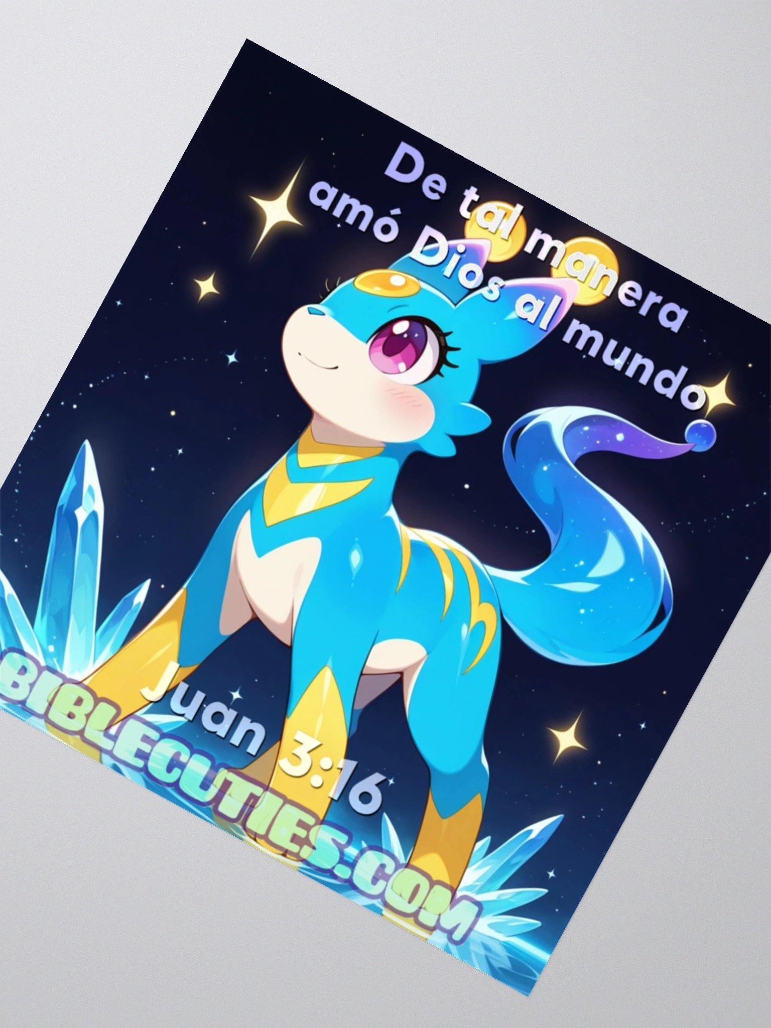 Amigitos Biblicos (Bible Cuties) Elizabet – De tal manera amó Dios al Mundo Calcomania / Pegatina product image (5)