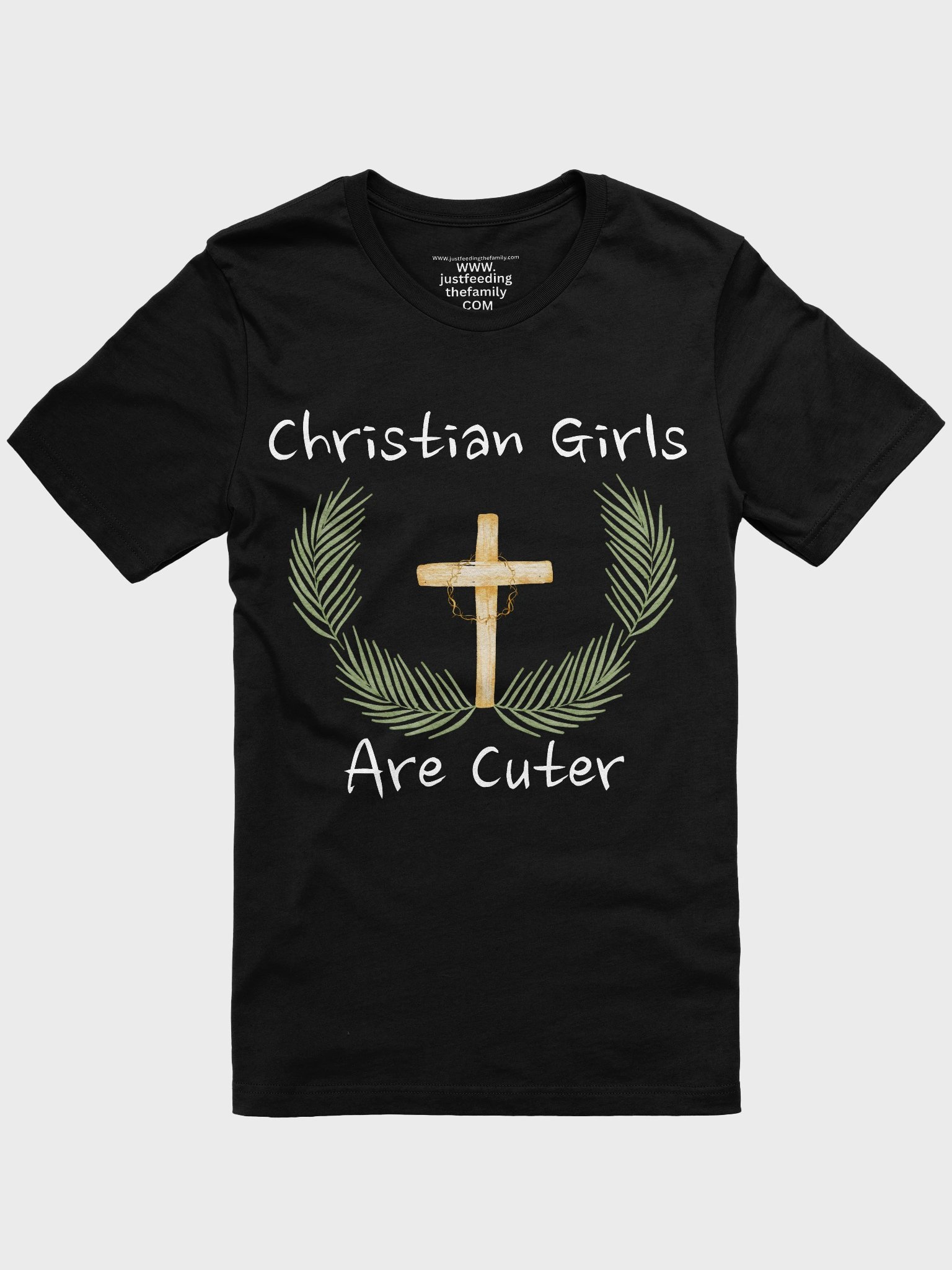 Christian Girls Are Cuter – Fun & Faith-Based T-Shirt product image (1)