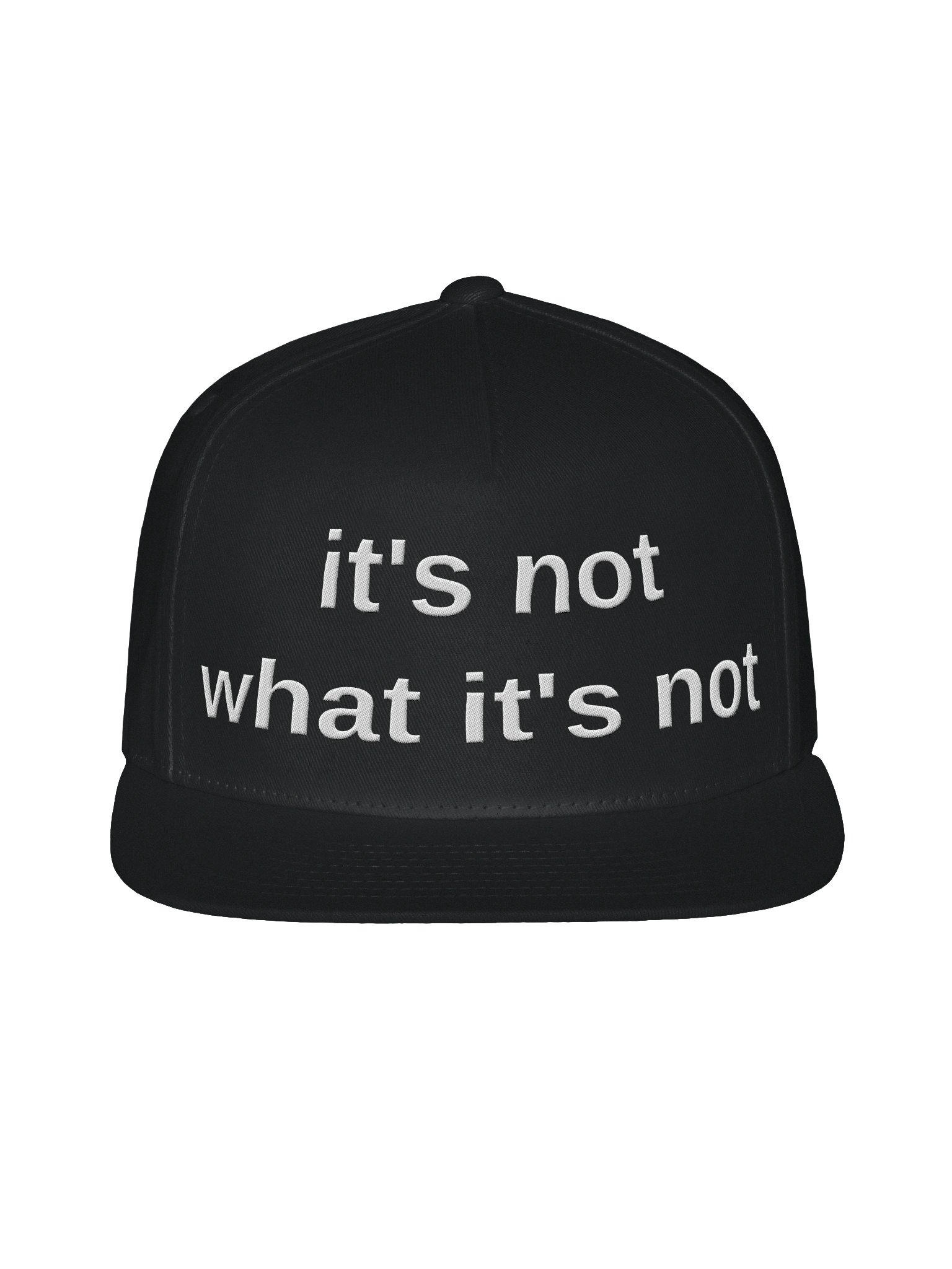 The Flat Bill — it's not what it's not product image (1)