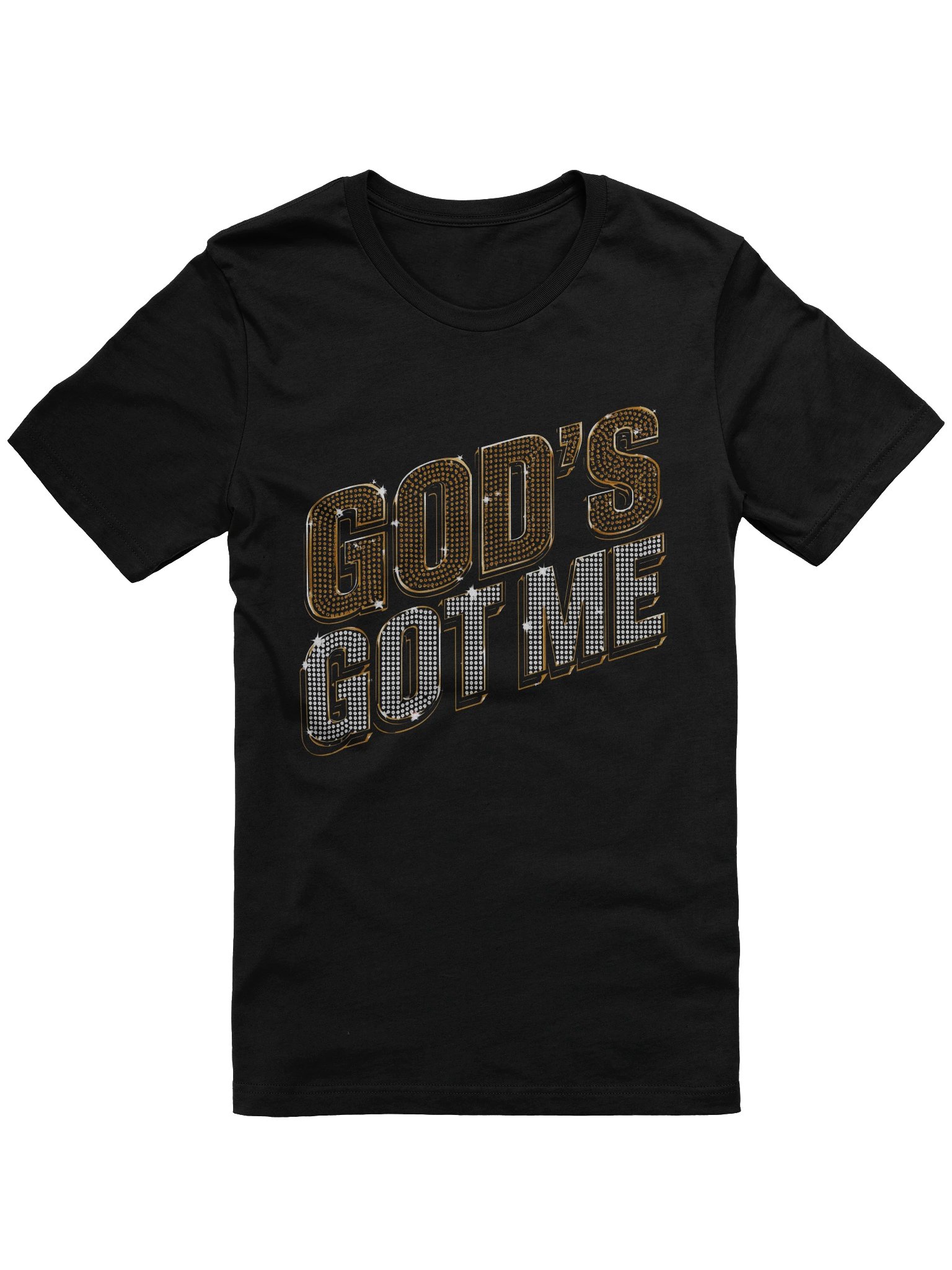 God's Got Me - Divine Glitter: Bella+Canvas Supersoft T-Shirt product image (1)