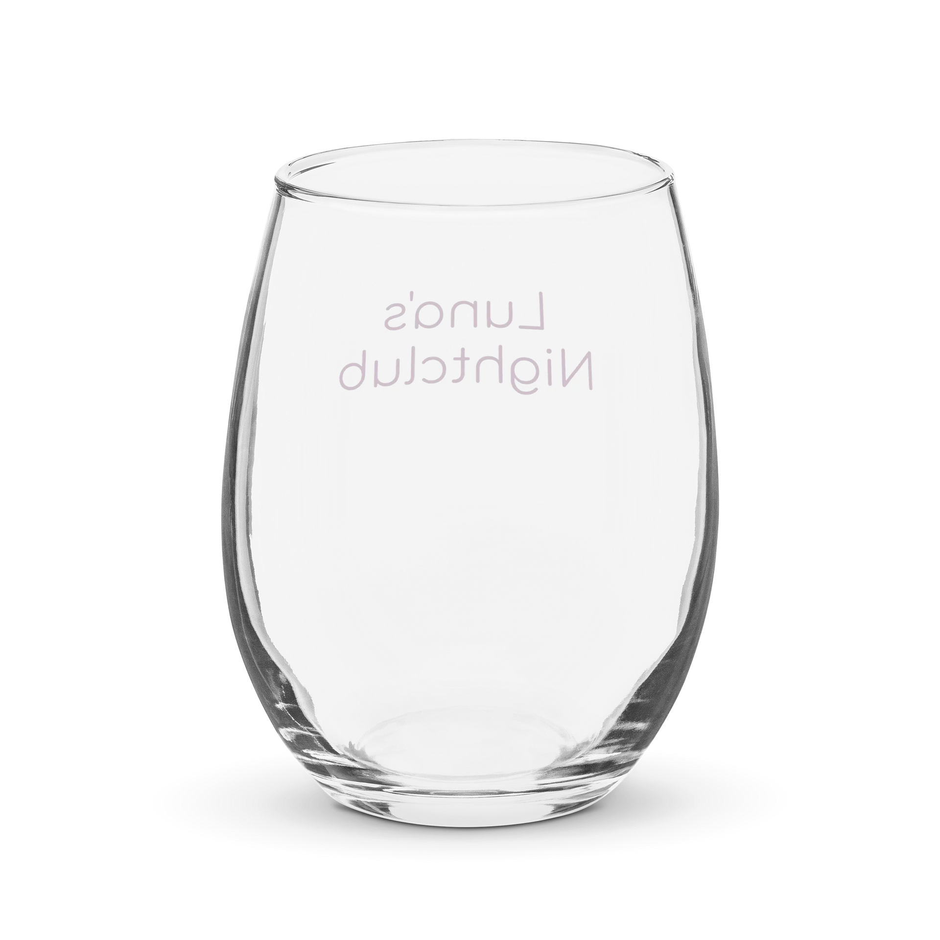 Luna's Nightclub Stemless Wine Glass product image (2)