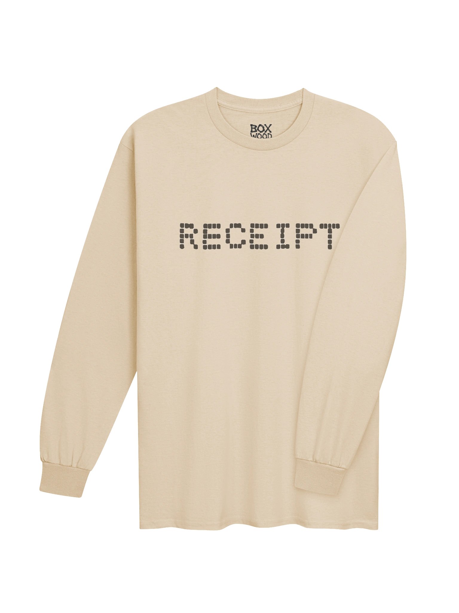 RECEIPT — Not If They Can't Find Me | Graphic Long Sleeve Shirt | Dark Streetwear product image (4)