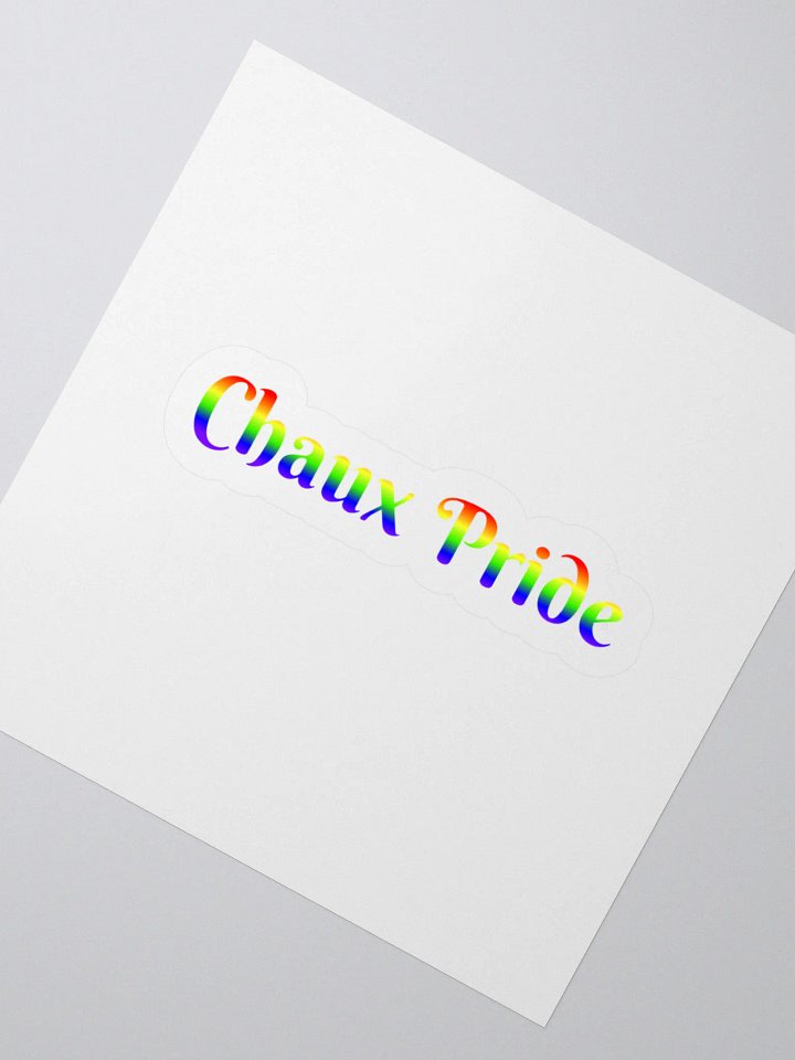 Chaux Pride Stickers Rainbow product image (2)