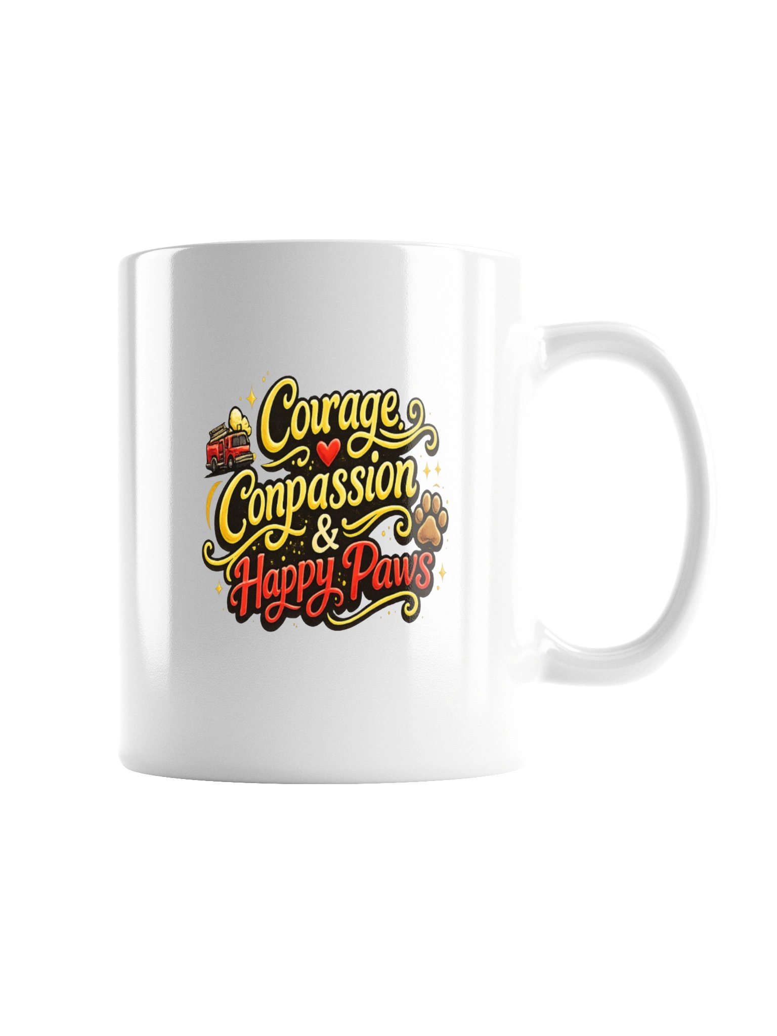 Sam the Firefighter Dog Mug product image (3)
