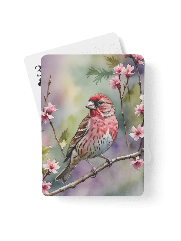 Purple Finch Playing Cards product image (1)