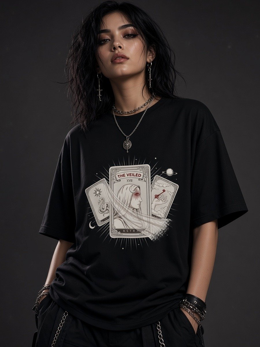 The Veiled (Major Arcana XVII) – Premium Heavyweight Graphic Tee product image (2)