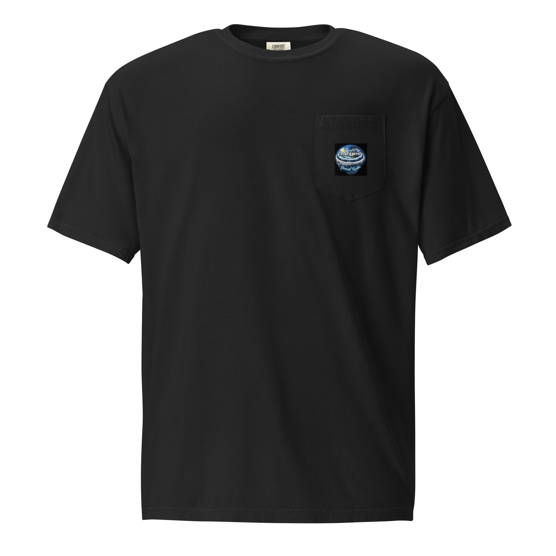 Flat Earth Domed Realm Pocket Tee product image (2)