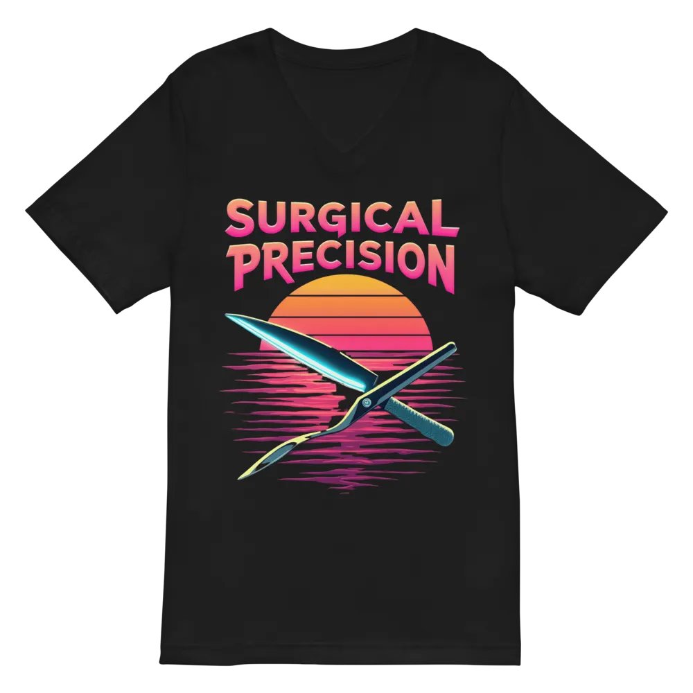 Precision Sunset Scissors V-Neck Tee product image (3)