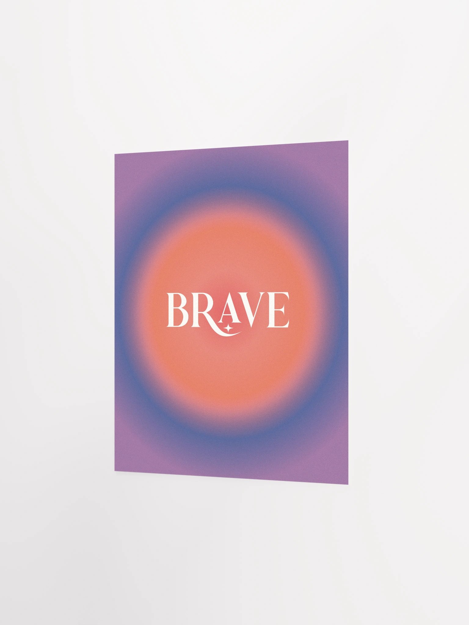Brave Gradient Grain Poster product image (8)