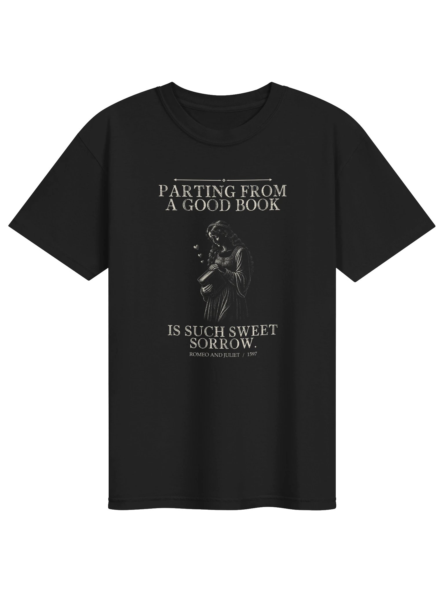 Sweet Sorrow -- Romeo and Juliet Tee (Dark) product image (1)