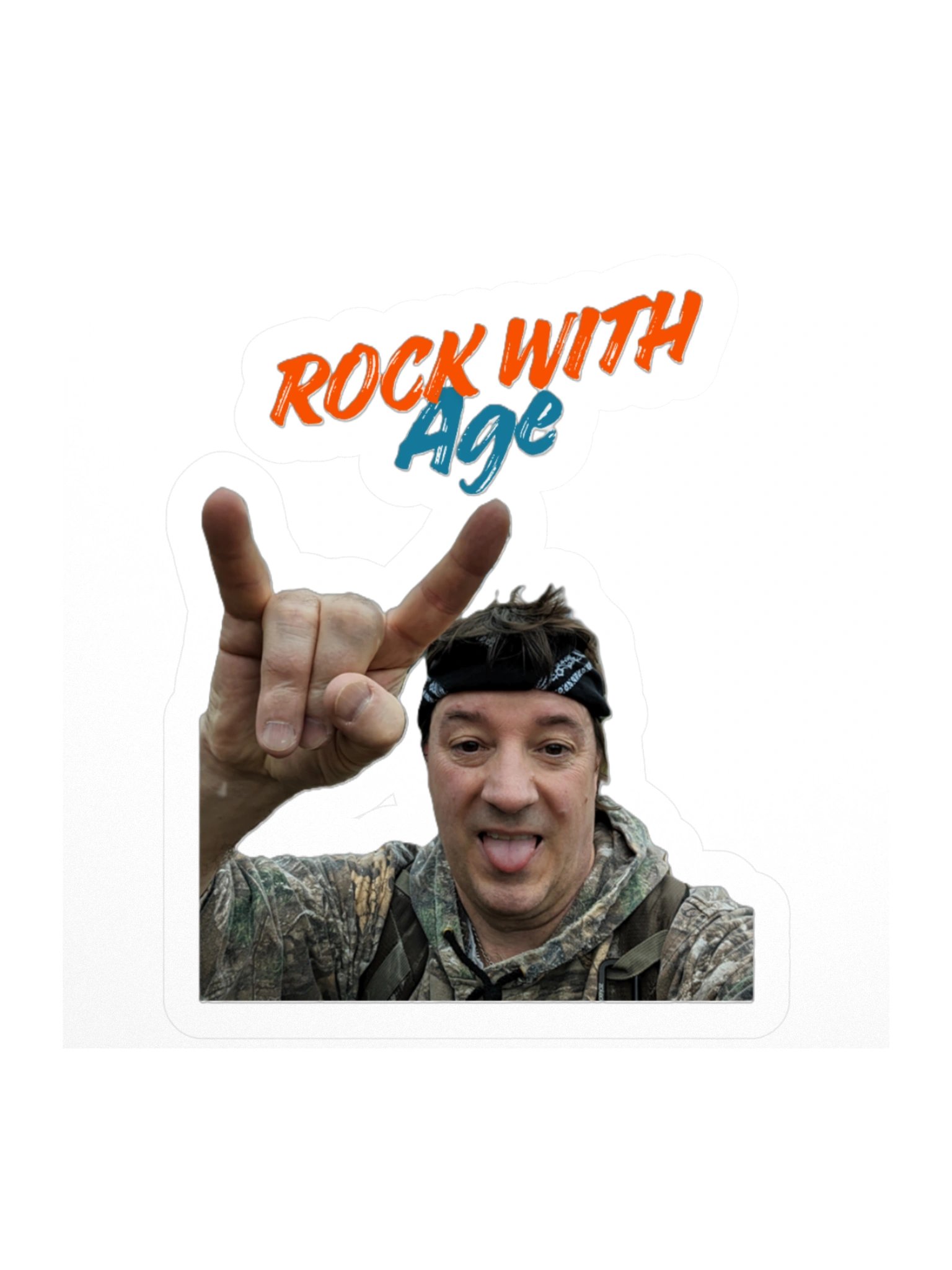 The Official "Rock With Age" Sticker (Kiss-Cut) product image (1)