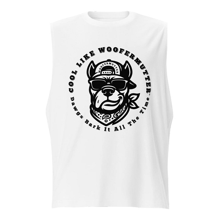 WooferMutter™ Cane Corso White Muscle Shirt product image (1)