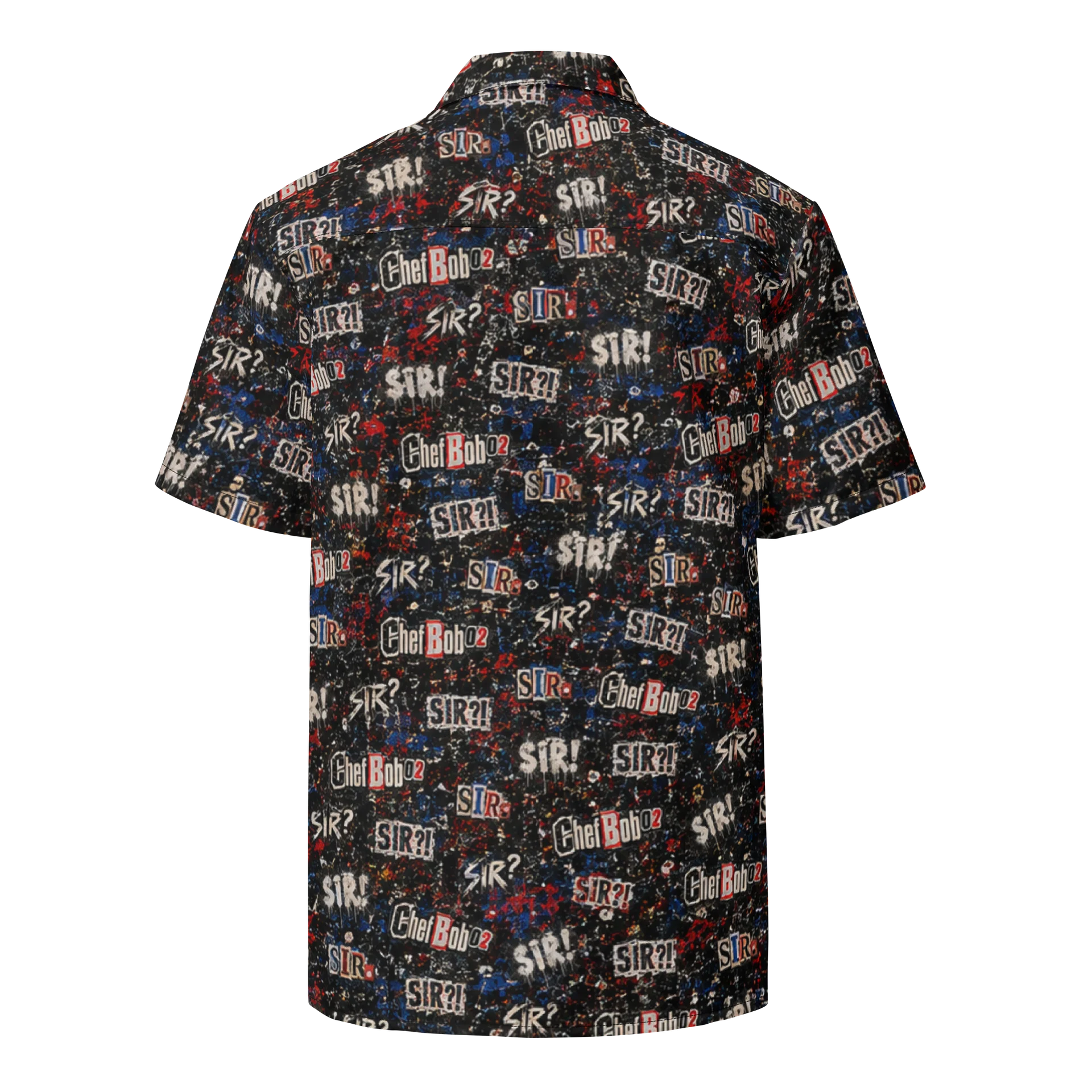 CB02 - ‘SIR’ Allover Print Button-Up product image (2)
