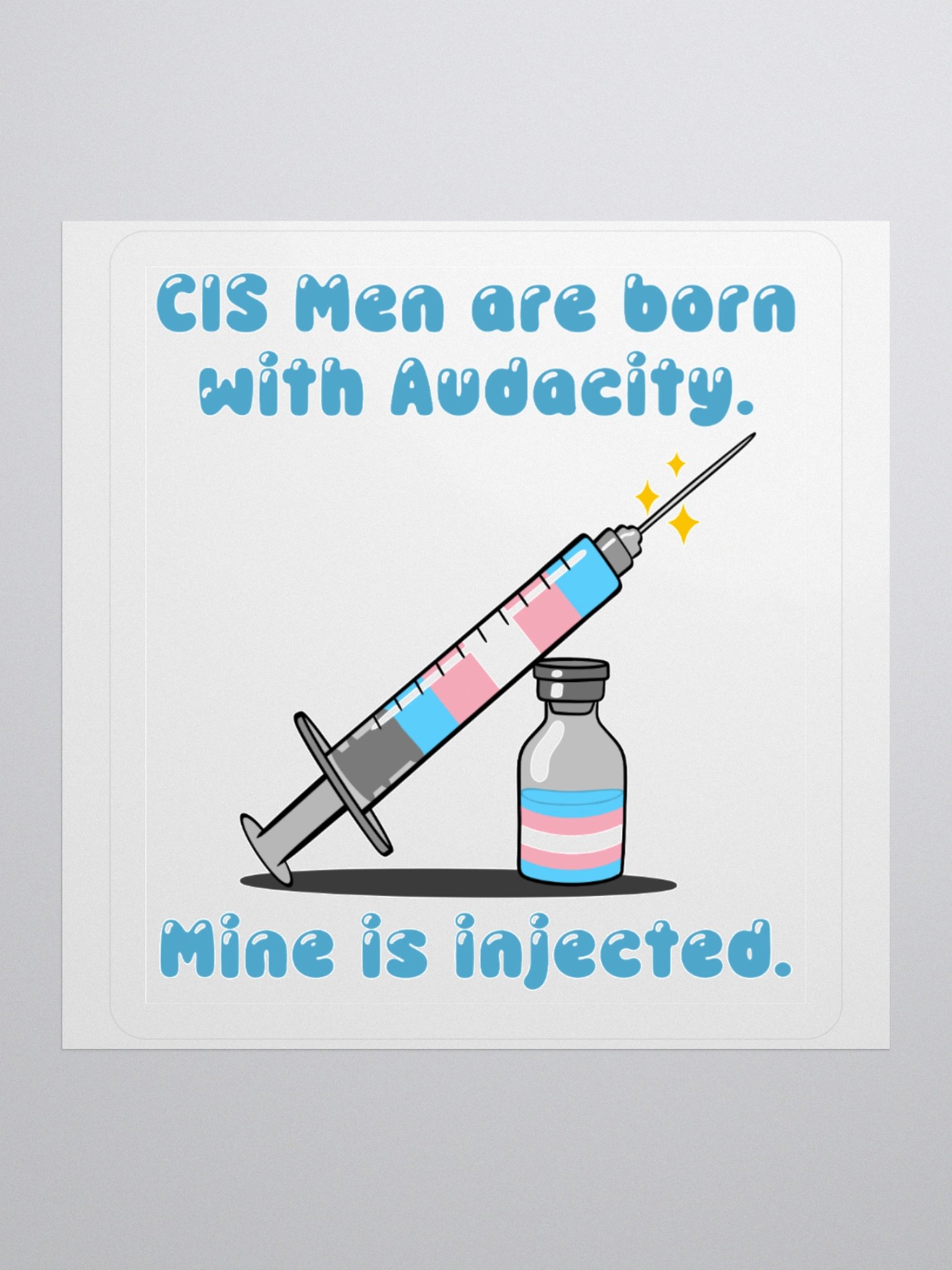 Taudacity Injection Sticker product image (1)