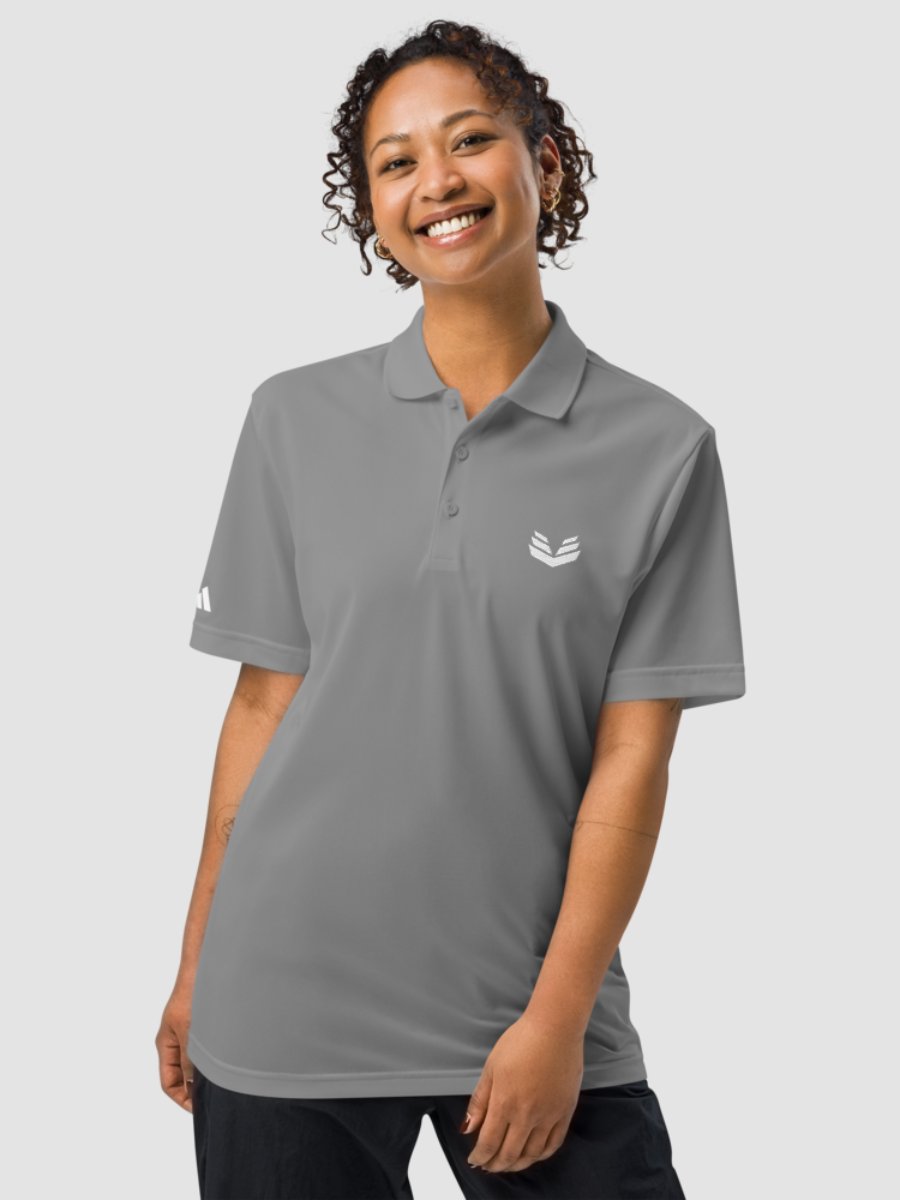 Valkence x adidas Sport Polo Shirt - Grey Three product image (1)