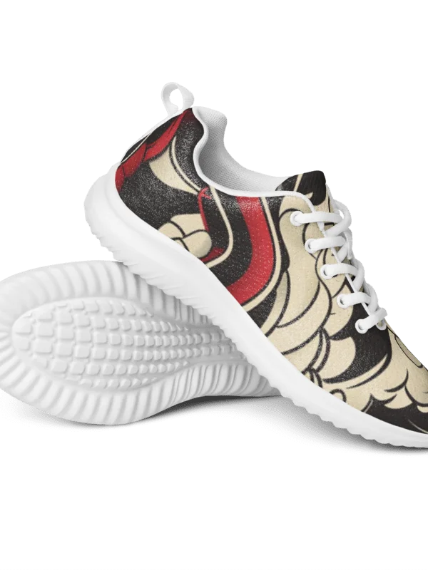 Japanese Wave Women's Athletic Shoes | Traditional Tattoo Art Streetwear product image (3)