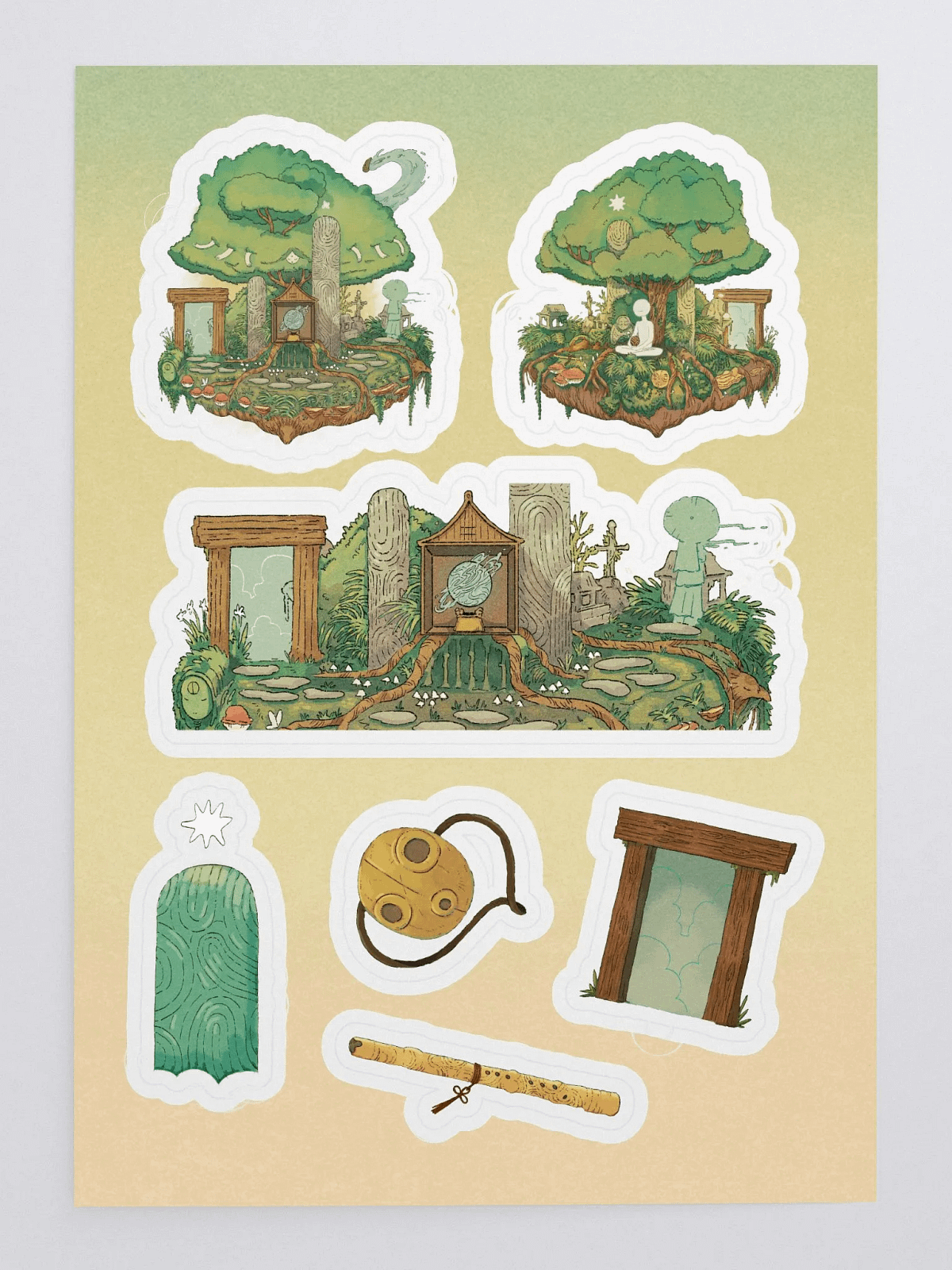 There Sticker here (not rly) there - sticker pack | Glacier Shop