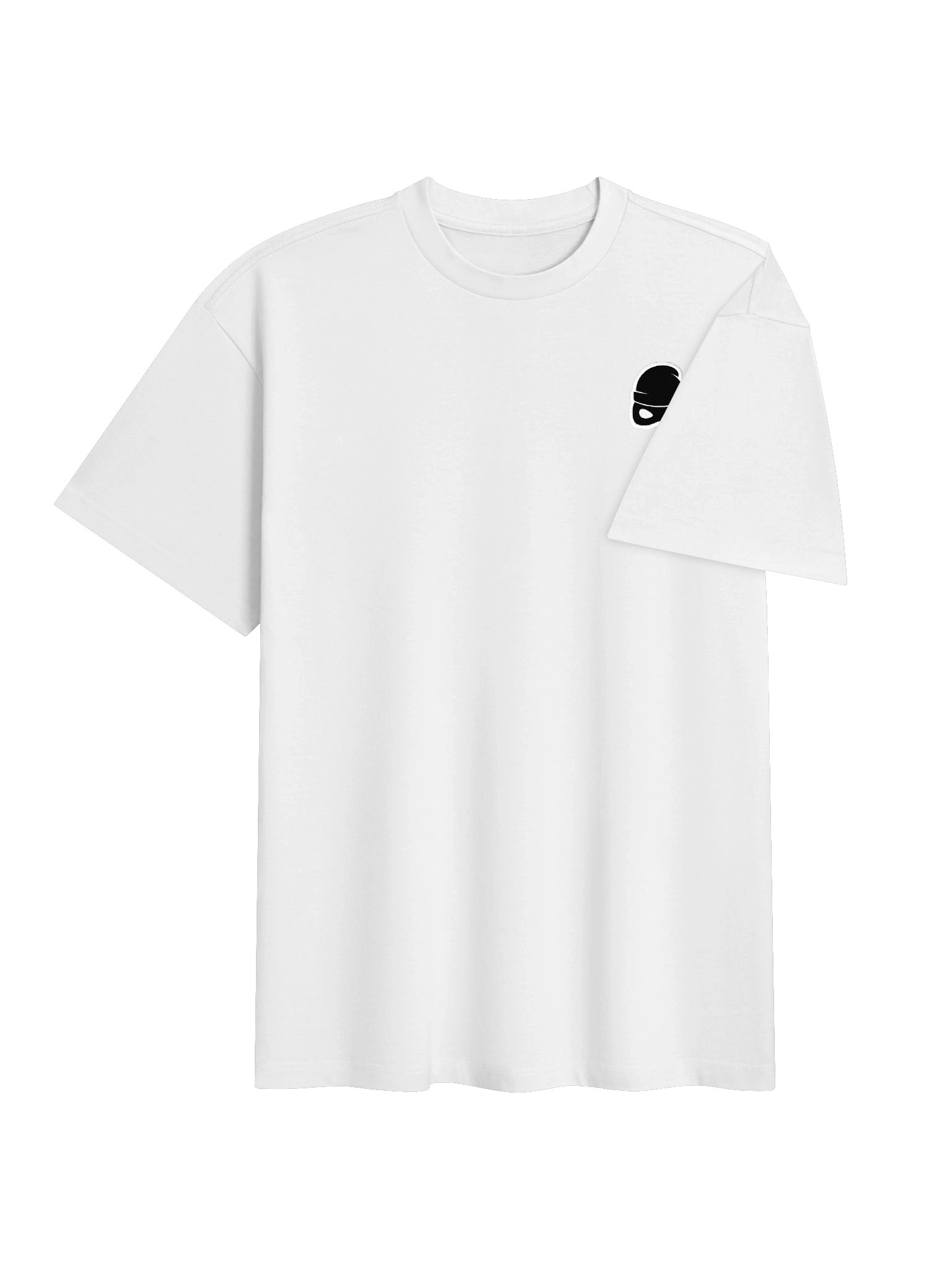 Thiefs Logo White Heavy T-Shirt (Embroidered Logo) product image (4)