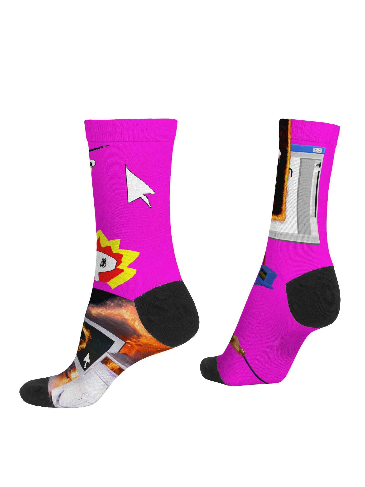 DTTS - Pink Collage Socks product image (4)