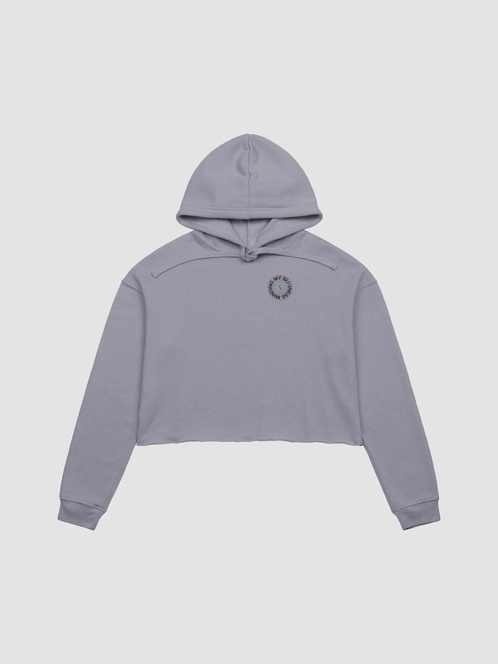 Grey crop hoodie 